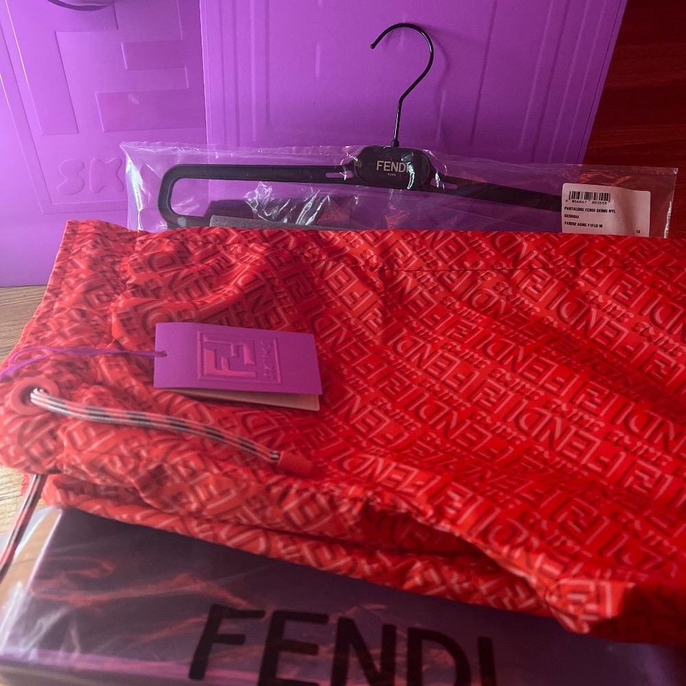 Fendi skims loose fit pants